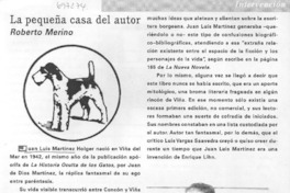 La pequeña casa del autor