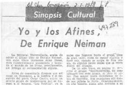 Yo y los afines, de Enrique Neiman