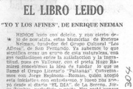 Yo y los afines, de Enrique Neiman