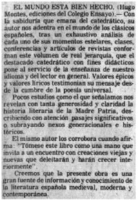 El mundo esta bien hecho