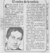 El rostro de la noticia.