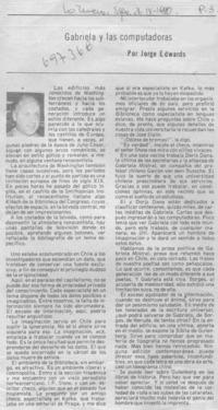 Gabriela y las computadoras