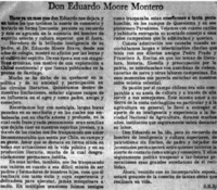 Don Eduardo Moore Montero.