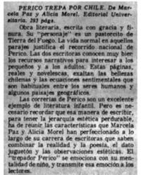 Perico trepa por Chile.