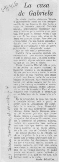 La casa de Gabriela