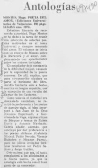 Antologías.