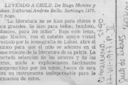Leyendo a Chile.