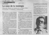 La casa de la nostalgia : [entrevista]