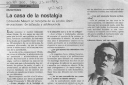 La casa de la nostalgia : [entrevista]