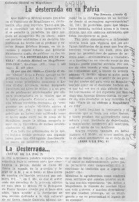 La desterrada en su patria