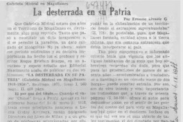 La desterrada en su patria