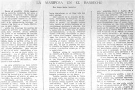 La mariposa en el barbecho