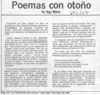 Poemas con otoño
