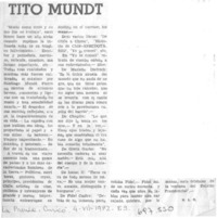 Tito Mundt