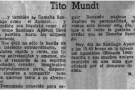 Tito Mundt