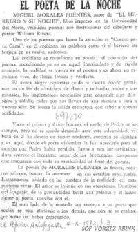 El poeta de la noche.
