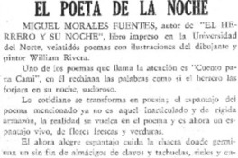 El poeta de la noche.