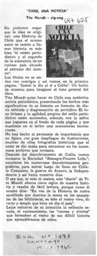 Chile, una noticia.