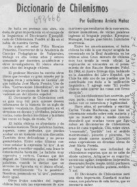 Diccionario de chilenismos