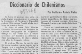 Diccionario de chilenismos