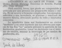 Estadística al alcance de todos.