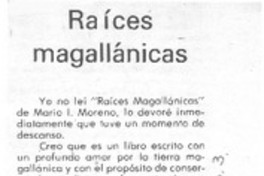 Raíces magallánicas