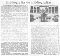 Bibliografía de bibliografías