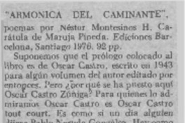 Armónica del caminante".