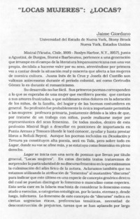 "Locas mujeres", ¿locas?