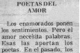 Poetas del amor
