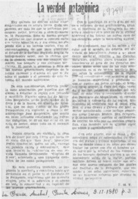 La verdad patagónica