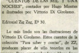 Cuentos de las mil y una noche.