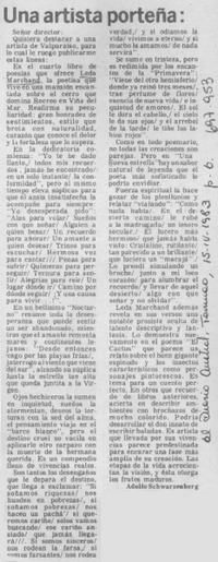 Una artista porteña