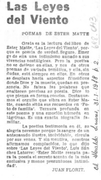 Las leyes del viento