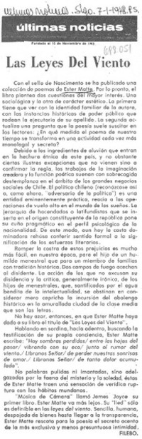 Las Leyes del viento