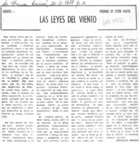 Las leyes del viento