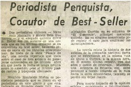 Periodista penquista, coautor de best-seller.