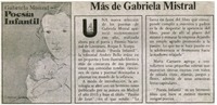 Más de Gabriela Mistral.