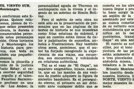 Viento norte, viento sur.