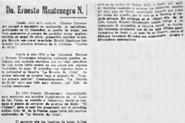 Dn. Ernesto Montenegro N.