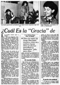 Cuál es la "gracia" de las revistas femeninas? : [entrevista]