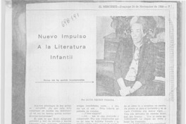 Nuevo impulso a la literatura infantil
