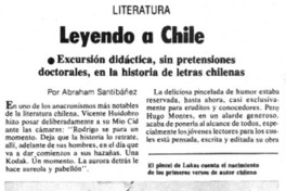 Leyendo a Chile