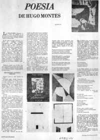 Poesía de Hugo Montes