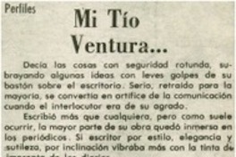 Mi tío Ventura