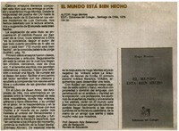 El mundo está bien hecho