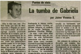 La tumba de Gabriela