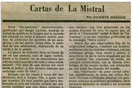 Cartas de la Gabriela