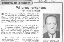Pájaros errantes