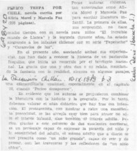 Perico trepa por Chile